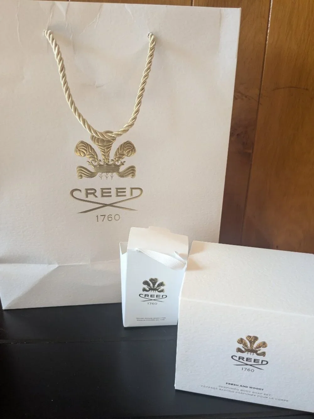 Creed Luxury Perfume soap set